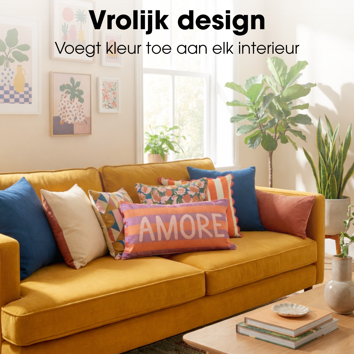 Sierkussen Oranje