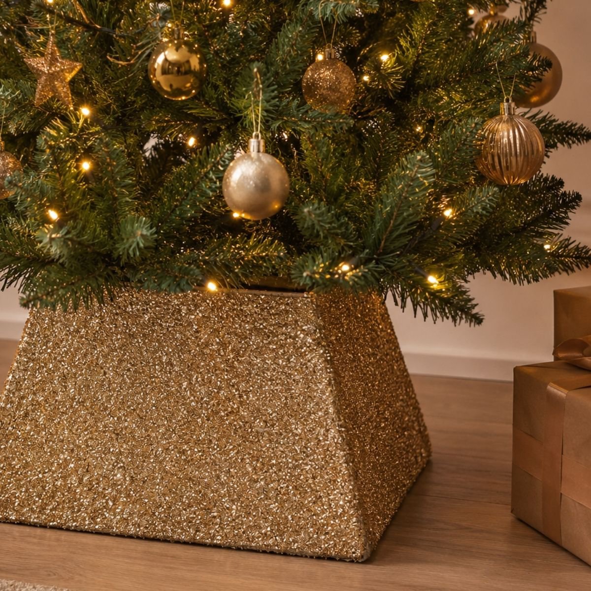 Kerstboomrok Goud