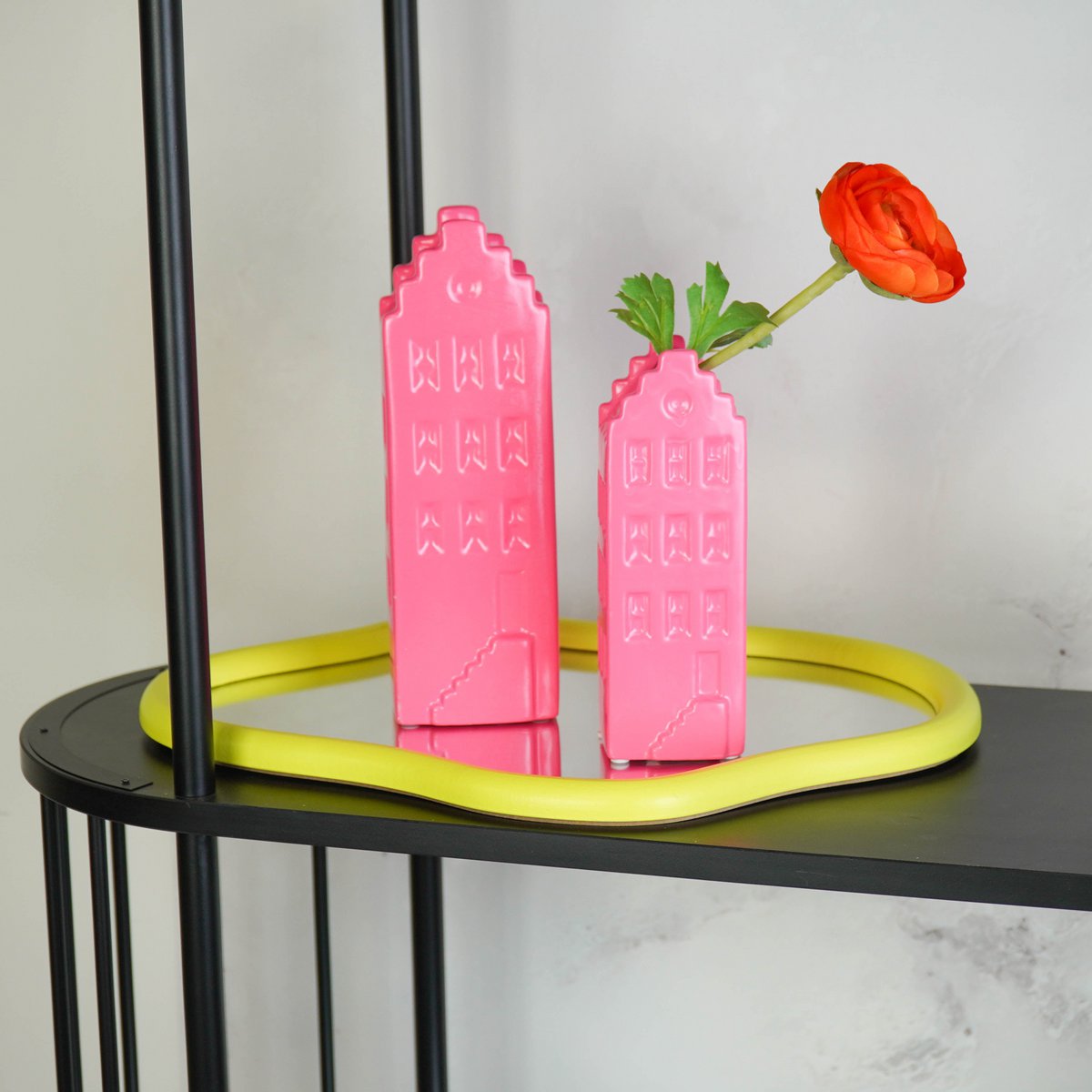 Spiegel - Biologisch - MDF - Geel - 30x40cm