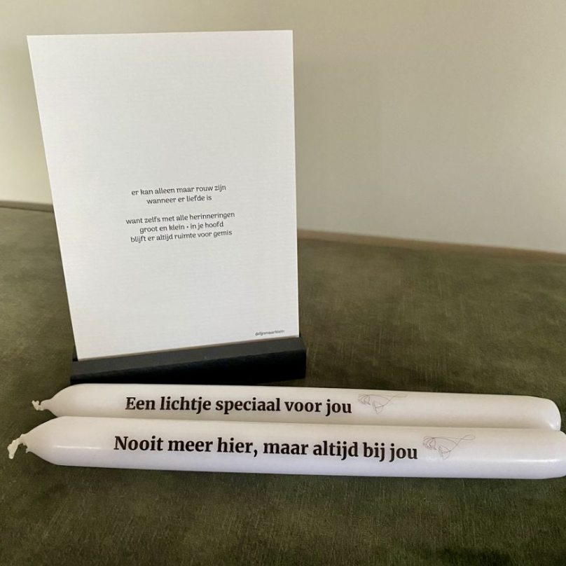 Er kan alleen maar rouw zijn wanneer er liefde is