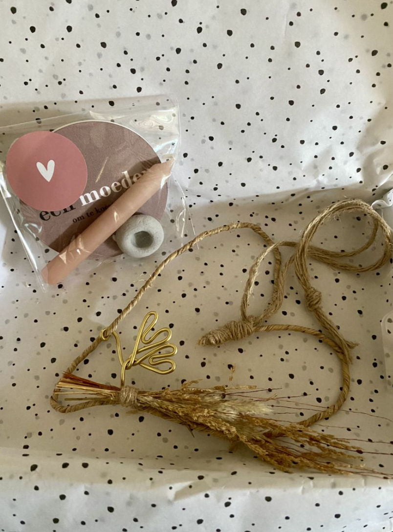 Hart met hartjes en giftbox