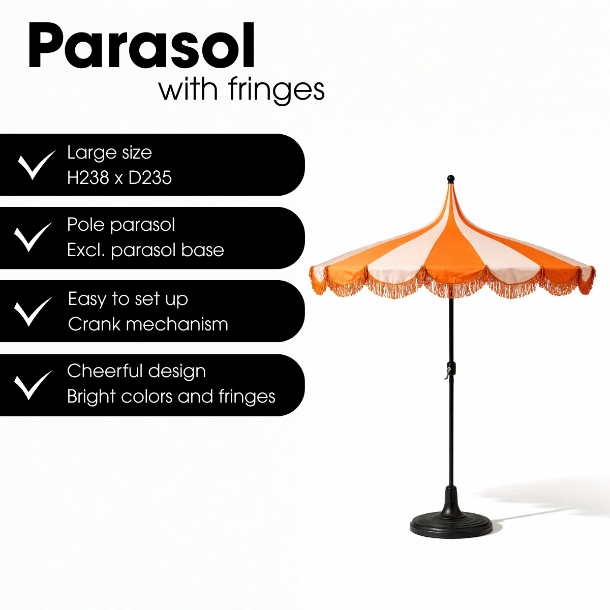 Parasol Kim Oranje