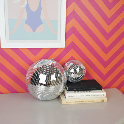 Kerstdecoratie - Kersthanger - Discobal - Schuim - Zilver - 15x15x15cm