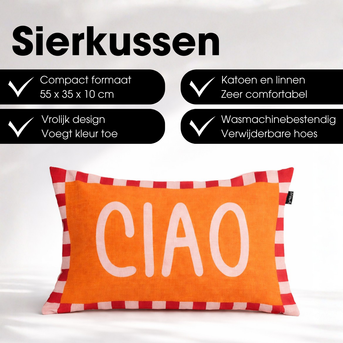 Sierkussen  Oranje