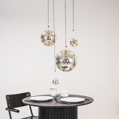 Kerstdecoratie - Kersthanger - Discobal - Schuim - Goud - 25x25x25cm