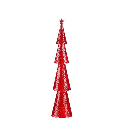 Decoratieve kerstboom  Rood