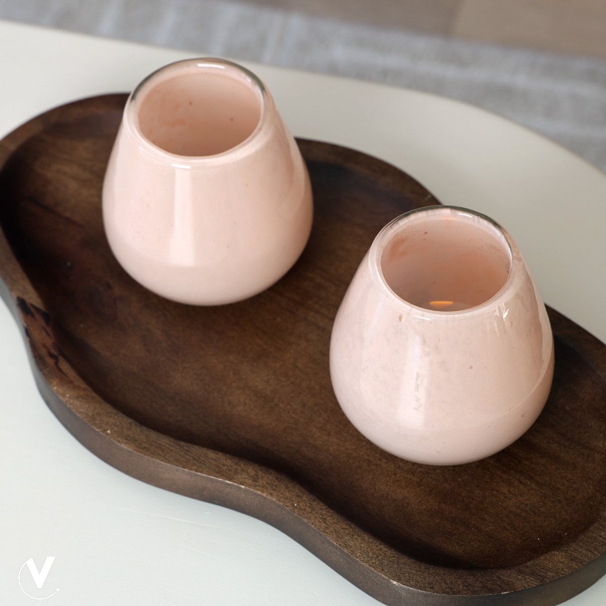 Waxinelichthouder - Tasman Elite XS ivory Ø12,5 x H11,5 cm (set van 2 stuks)