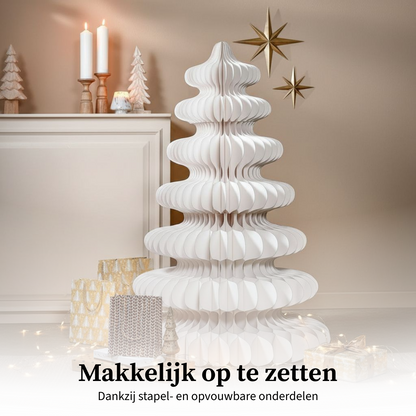 Decoratieve kerstboom  Wit