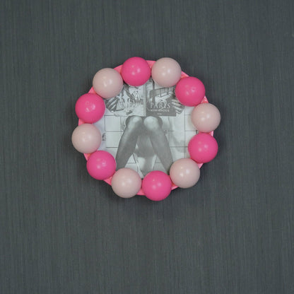 Fotolijst - Bubbels - Licht/Neon Roze -14,5x14,5cm