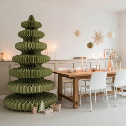 Decoratieve kerstboom  Groen