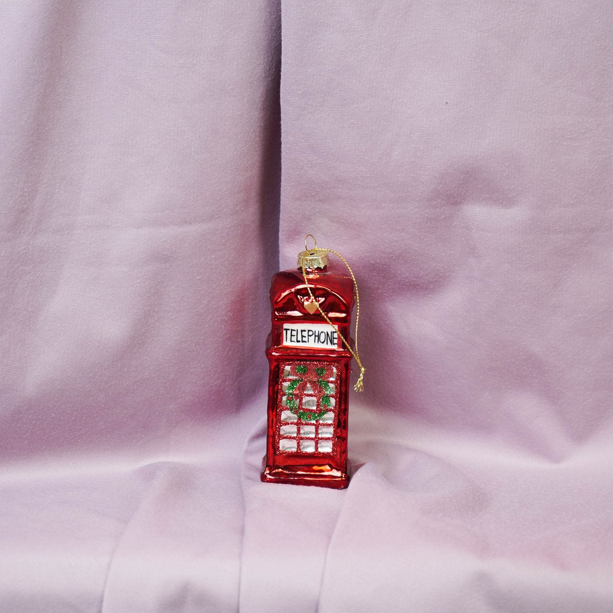 Kersthanger - Jubileumkiosk - Glas - 4,5x4,5x12cm