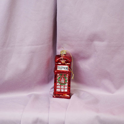 Kersthanger - Jubileumkiosk - Glas - 4,5x4,5x12cm