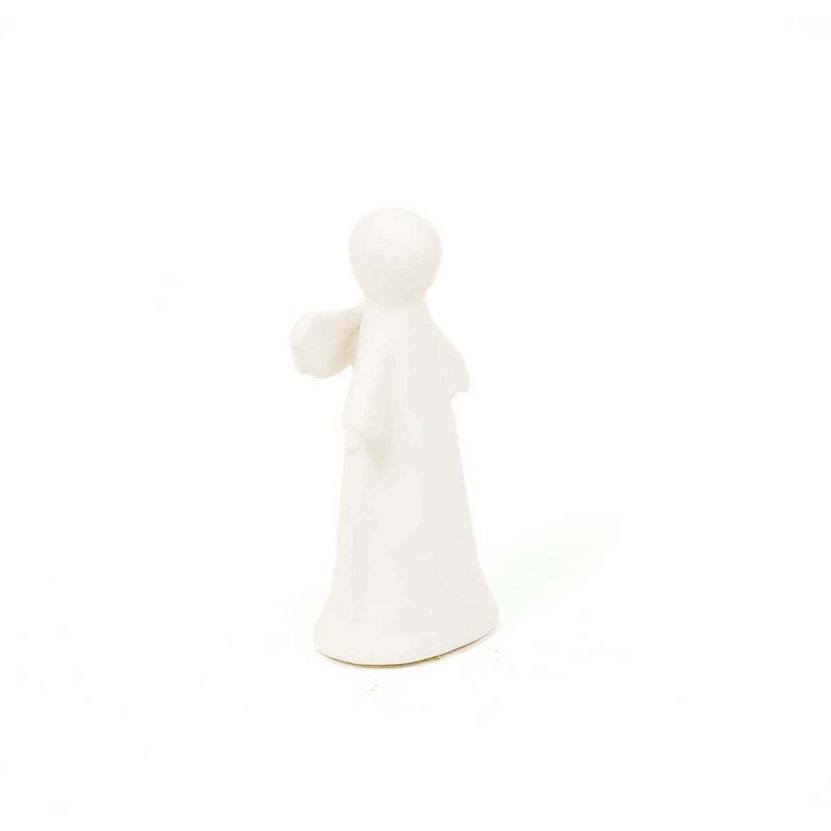 Ledlicht - Engel - Keramiek - Wit - 7x5x13cm