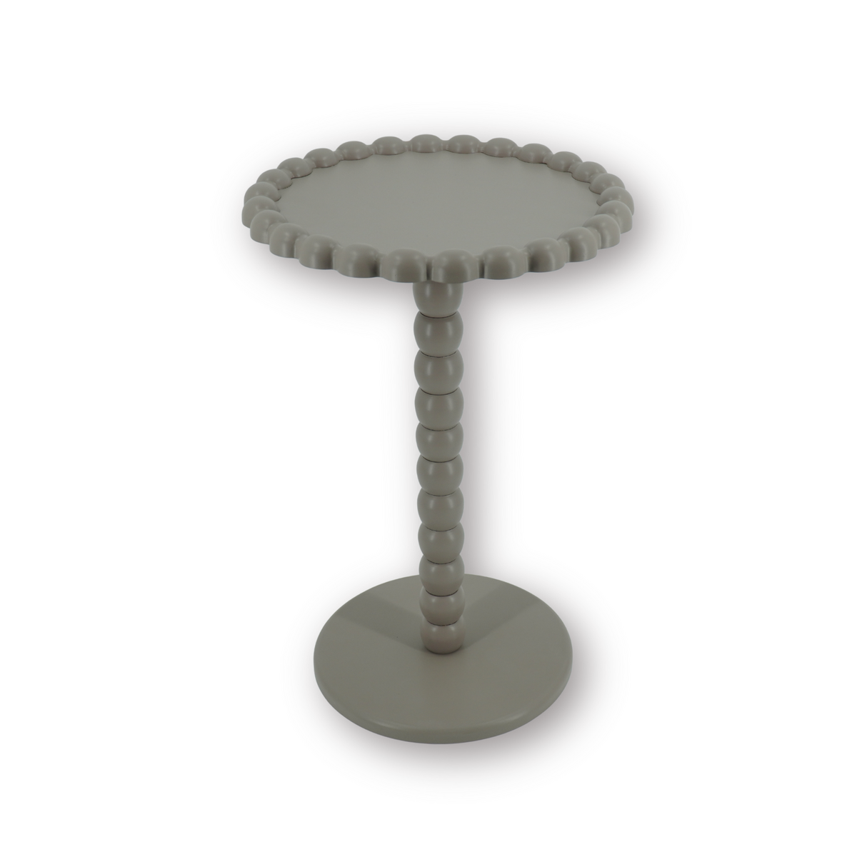 Bijzettafel - Rond - Taupe - MDF - 38X55cm