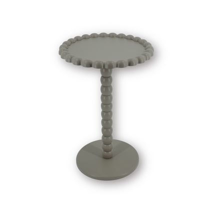 Bijzettafel - Rond - Taupe - MDF - 38X55cm