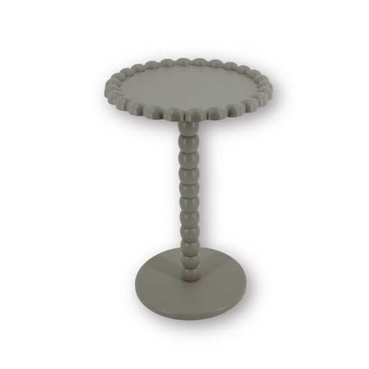 Bijzettafel - Rond - Taupe - MDF - 38X55cm