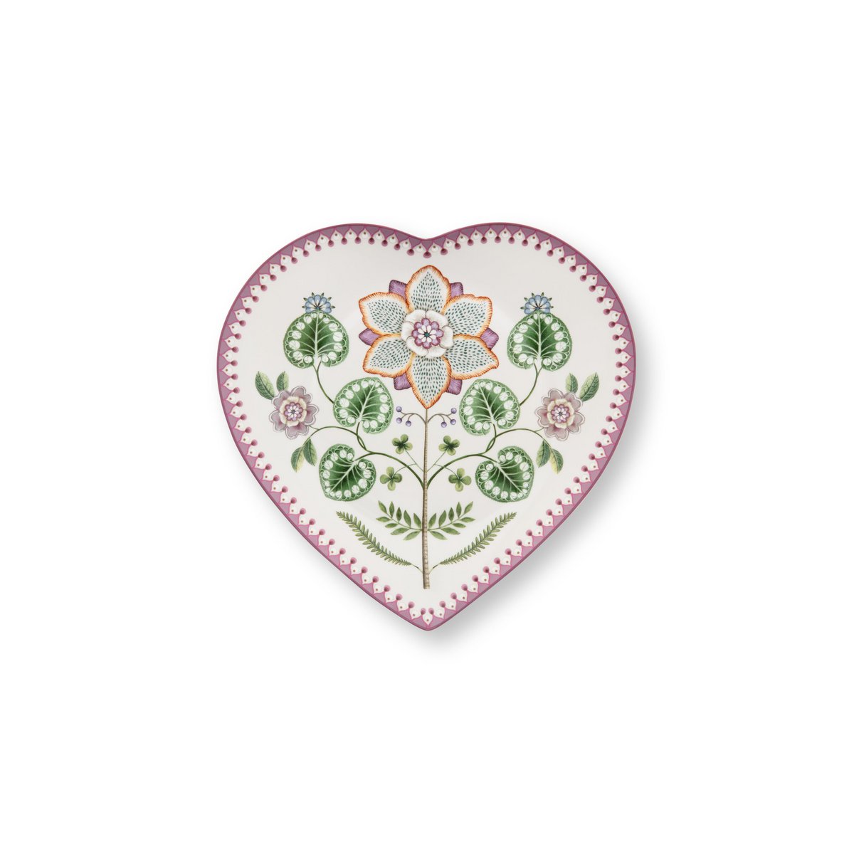 Set/2 Hartvormige borden qLily&Lotus Lila