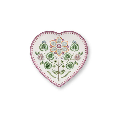 Set/2 Hartvormige borden qLily&Lotus Lila