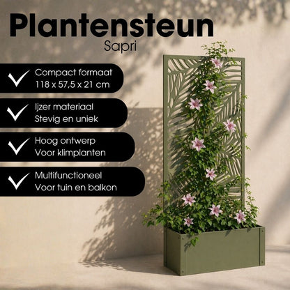 Plantenstandaard buiten Sapri Groen
