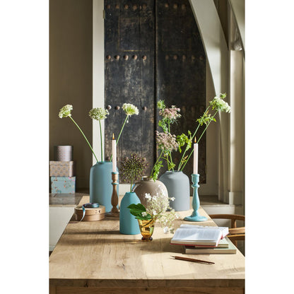 Kandelaar Wood Natural-Blue