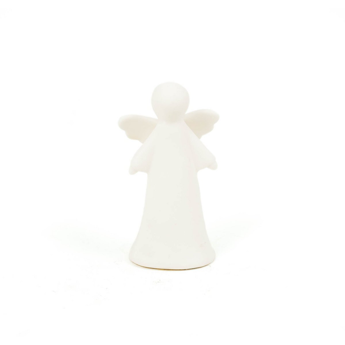 Ledlicht - Engel - Keramiek - Wit - 7x5x13cm