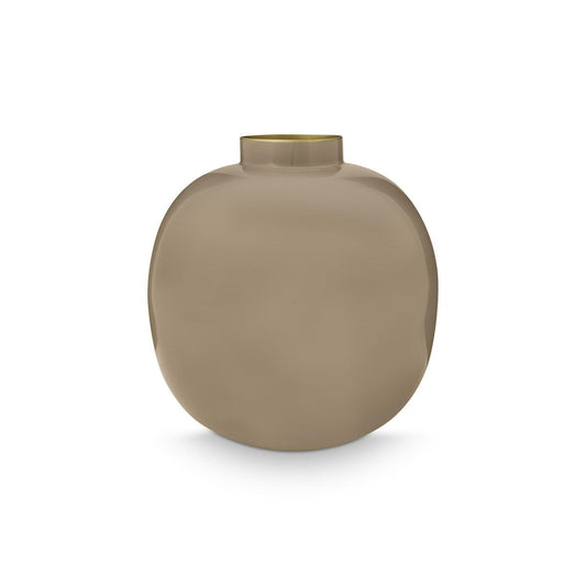 Vaas metaal khaki