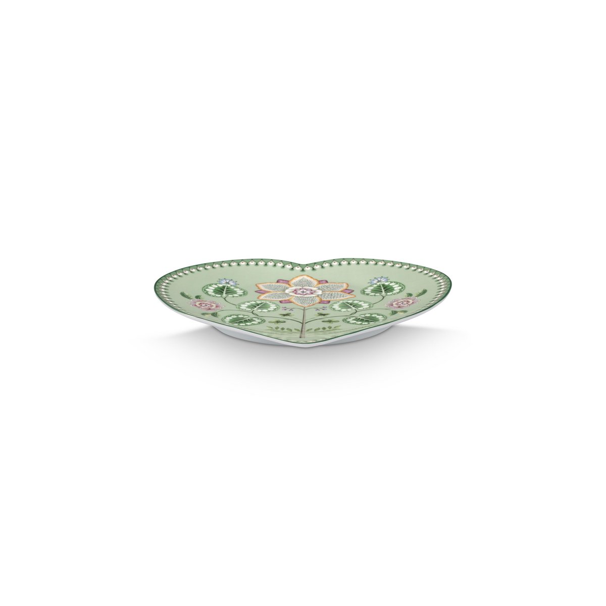 Set/2 Heart borden Lily&Lotus Light Groen