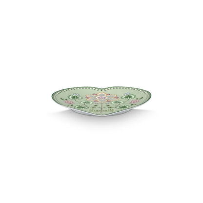 Set/2 Heart borden Lily&Lotus Light Groen