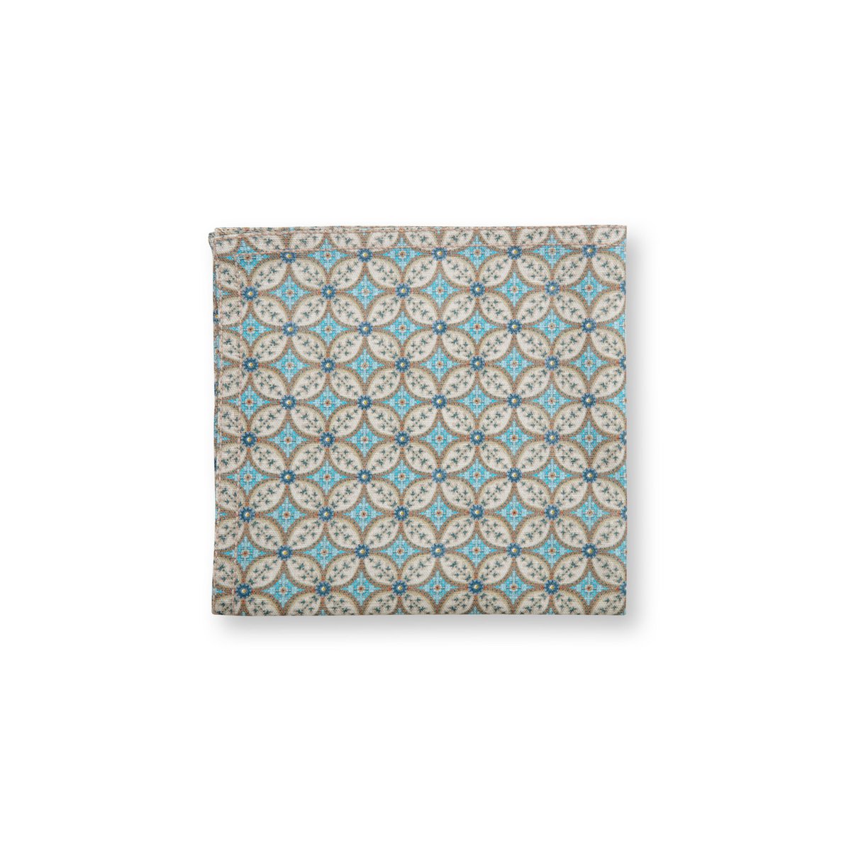 Servetten Blooming Tales Bustani Khaki-Blue