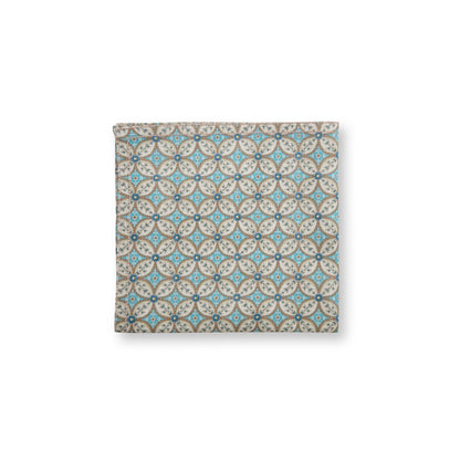 Servetten Blooming Tales Bustani Khaki-Blue
