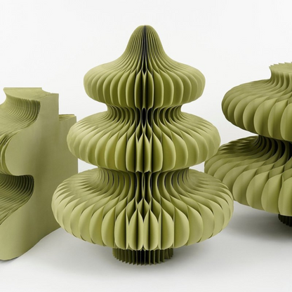 Decoratieve kerstboom  Groen
