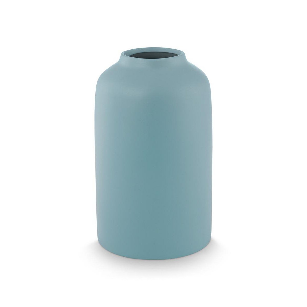Vaas keramiek mat blauw