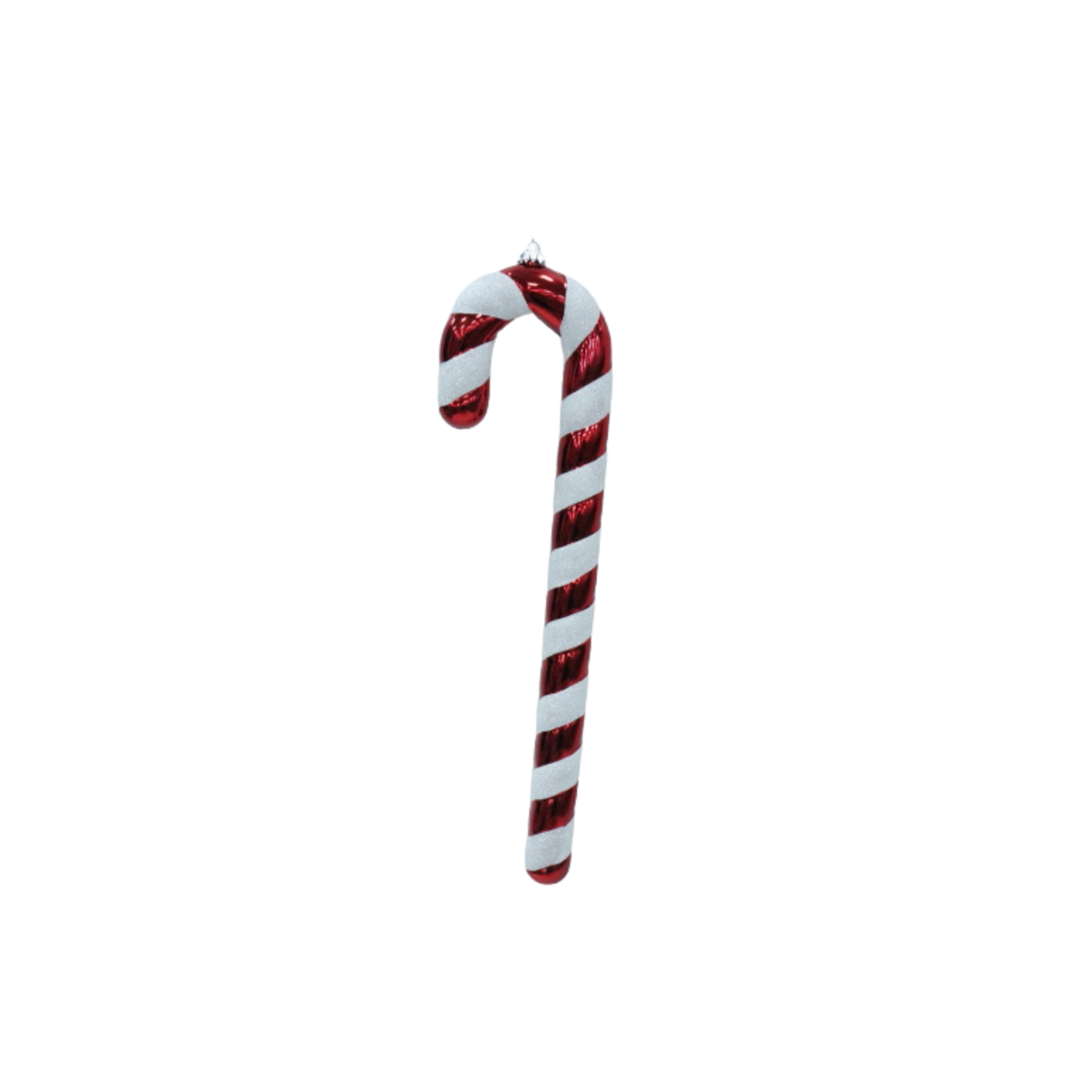Kerstdecoratie - Zuurstok - Polystereen - Rood/Wit - 11x3x42 cm