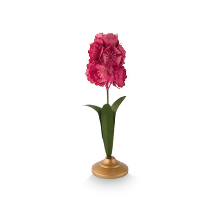 kandelaar houder metaal bloem roze