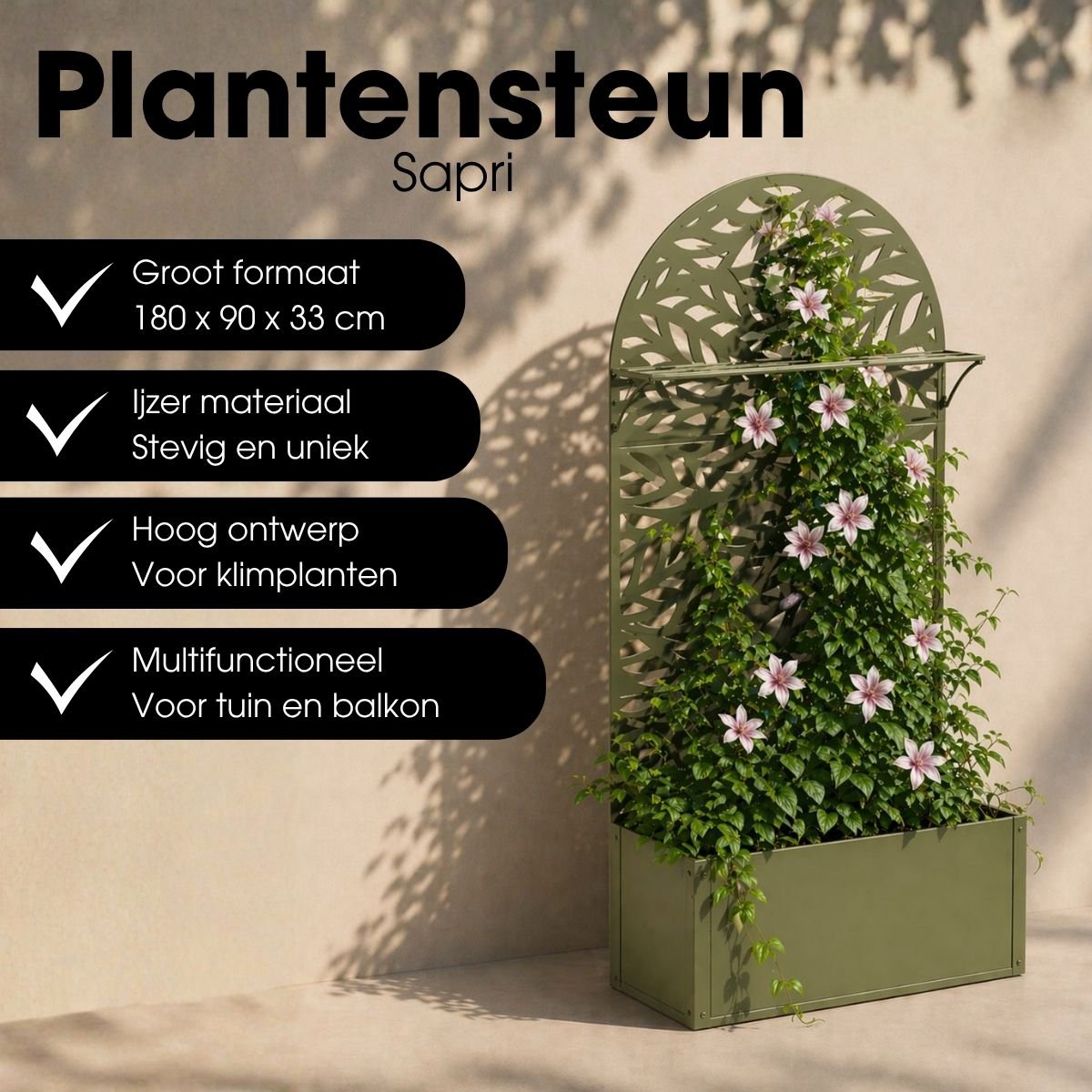 Plantenstandaard Sapri Groen