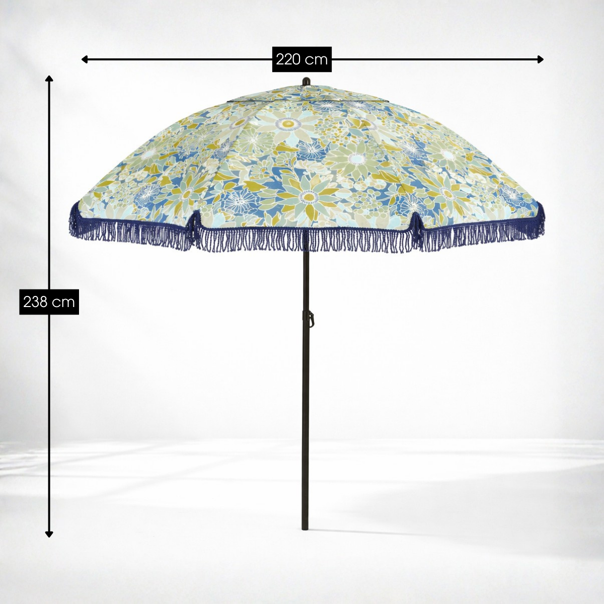 Parasol Bloem Blauw