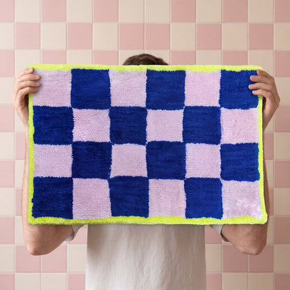 Badmat - Amour - Roze/Rood - 80x50x1 cm