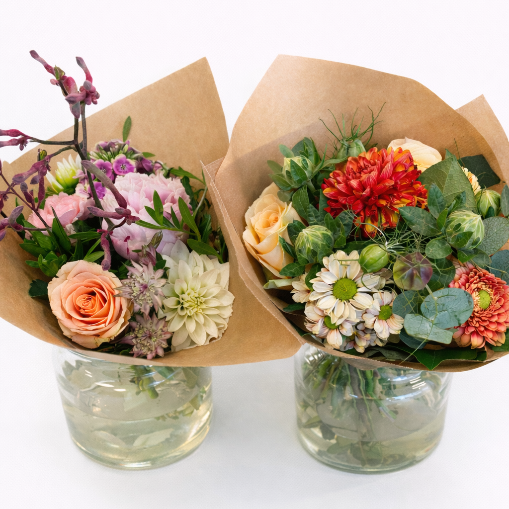 Koffie Boeketje in vaasje