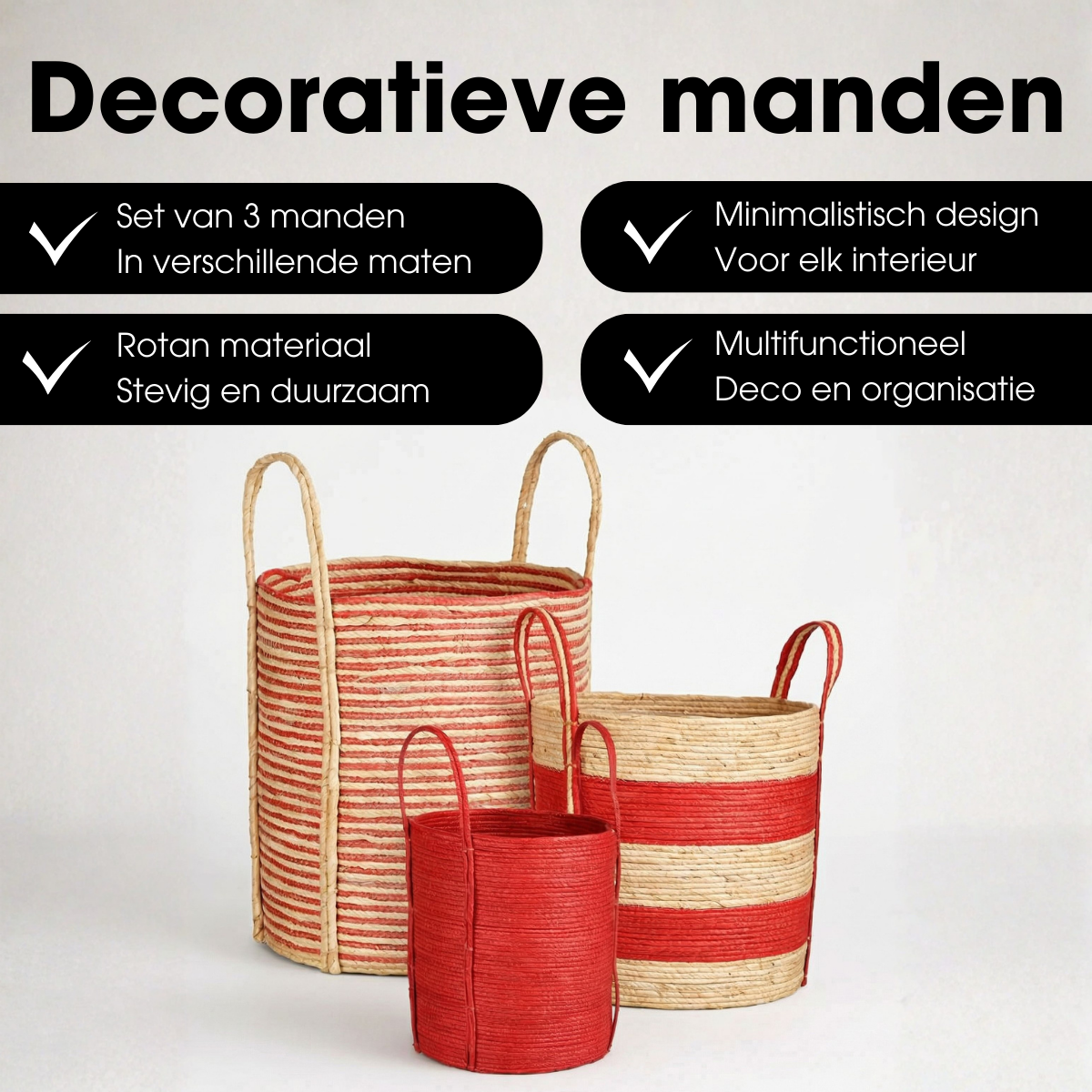 Plantenbak Brooklyn Rood