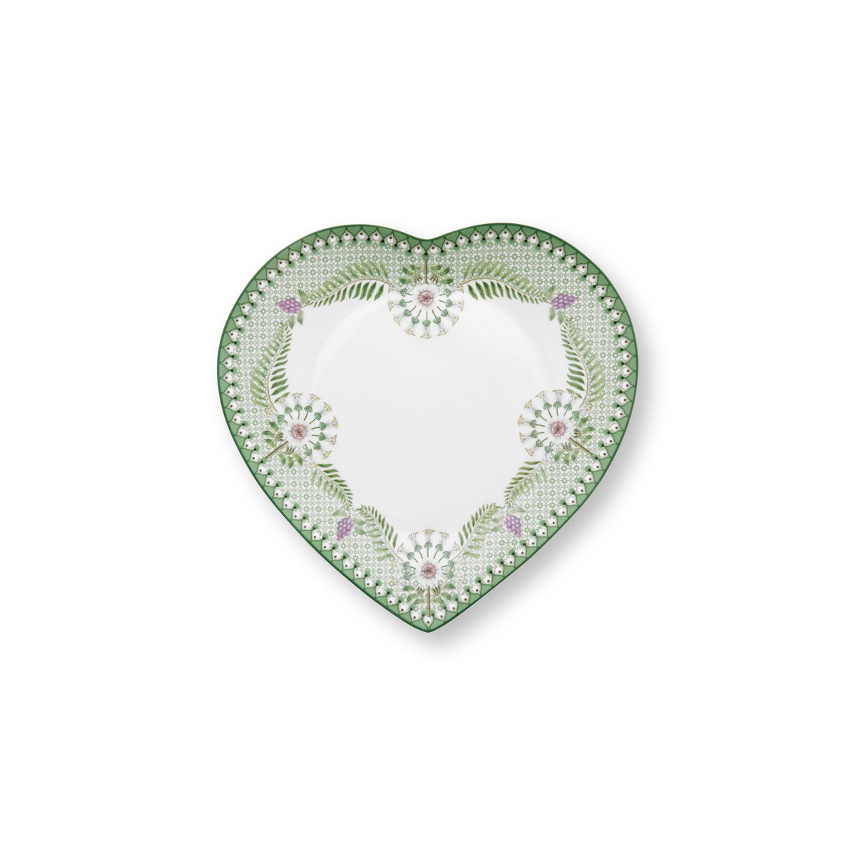 Set/2 Heart borden Lily&Lotus Light Groen