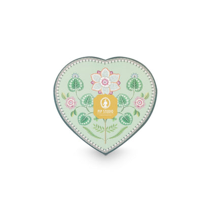 Set/2 Heart borden Lily&Lotus Light Groen