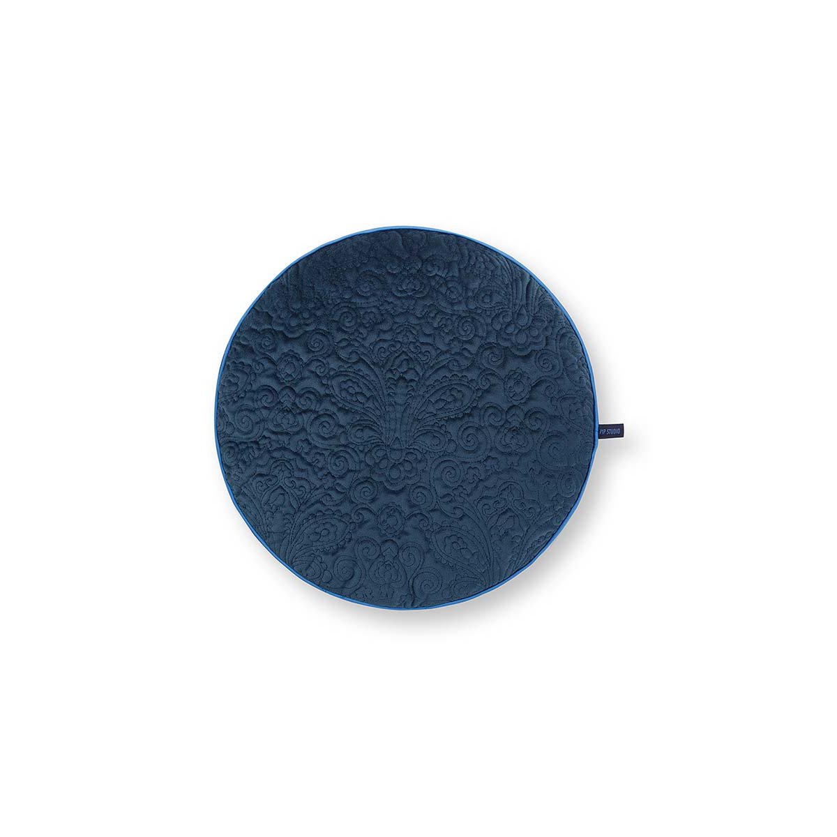 Ronde kussen Blauw