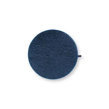 Ronde kussen Blauw