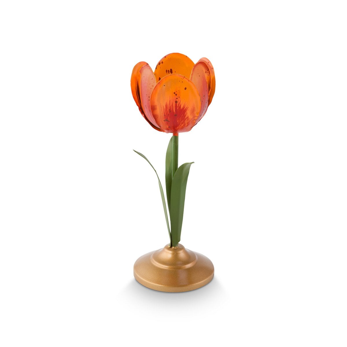 Kandelaar houder metaal tulp