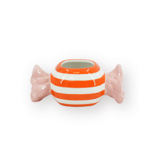 Pot - Bloempot - Toffee Candy - Oranje/Roze - 21x9,5x9,5 cm