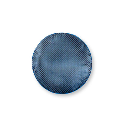 Ronde kussen Blauw