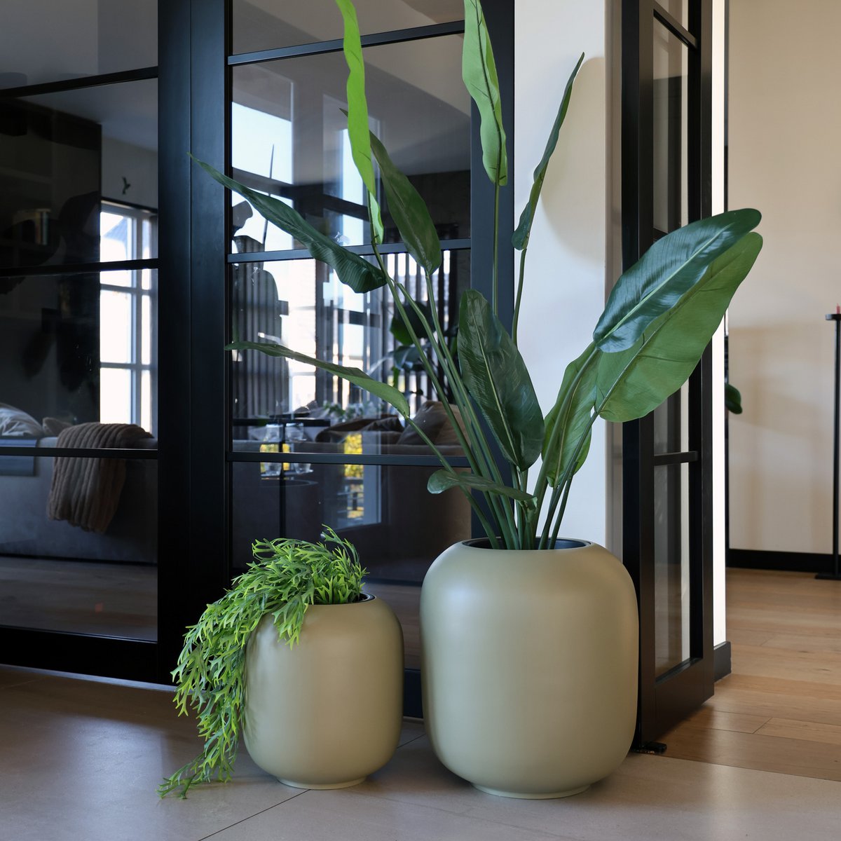 Plantenpot - Lampang pebble grey