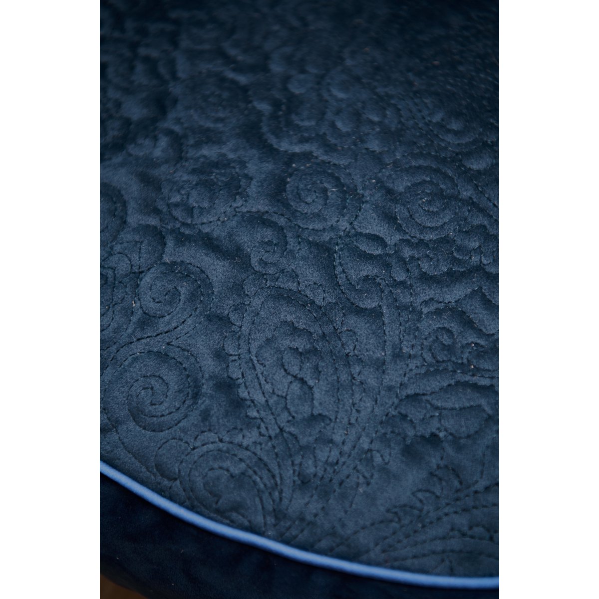 Ronde kussen Blauw