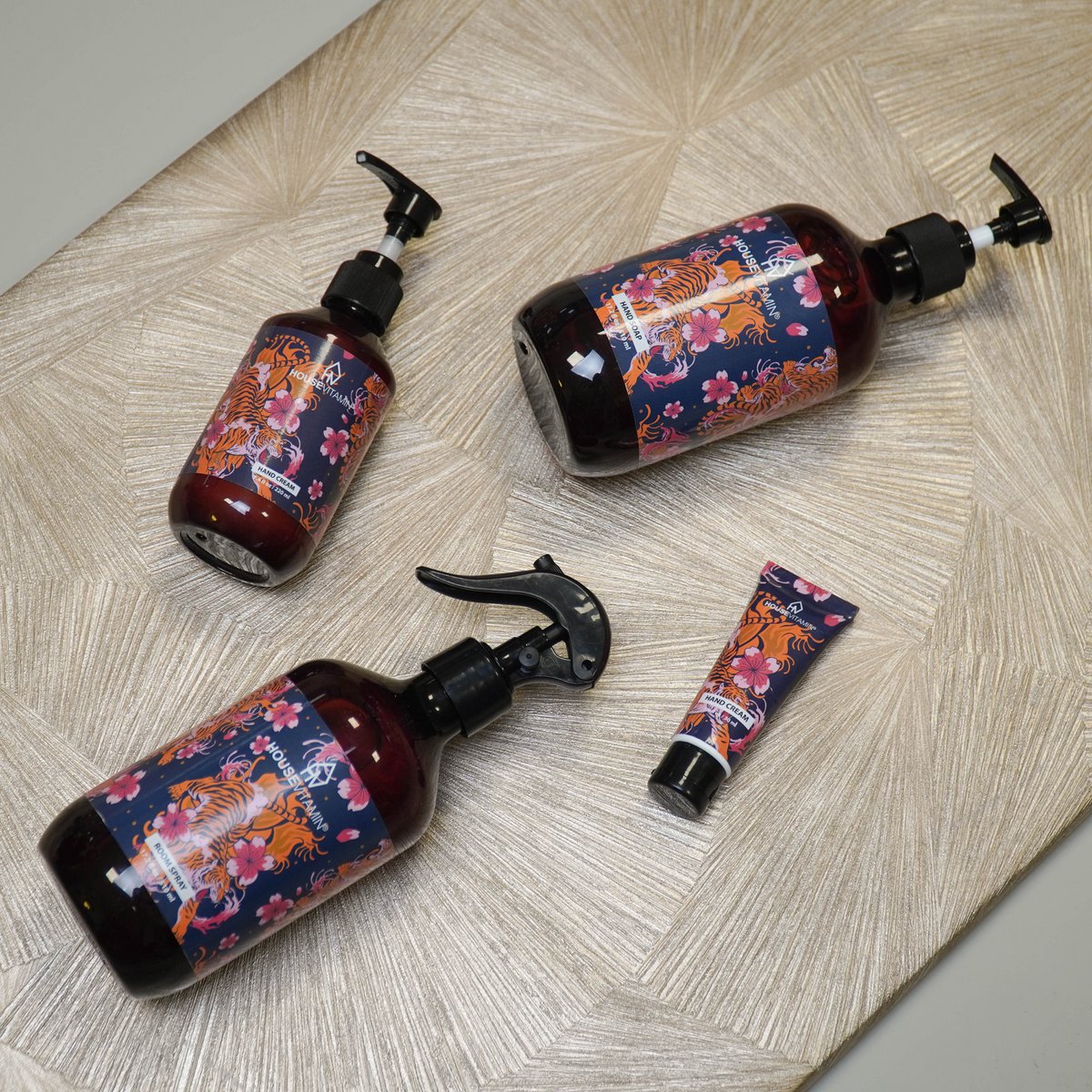Veganistische handzeepdispenser - Hout & Salie - 530ml