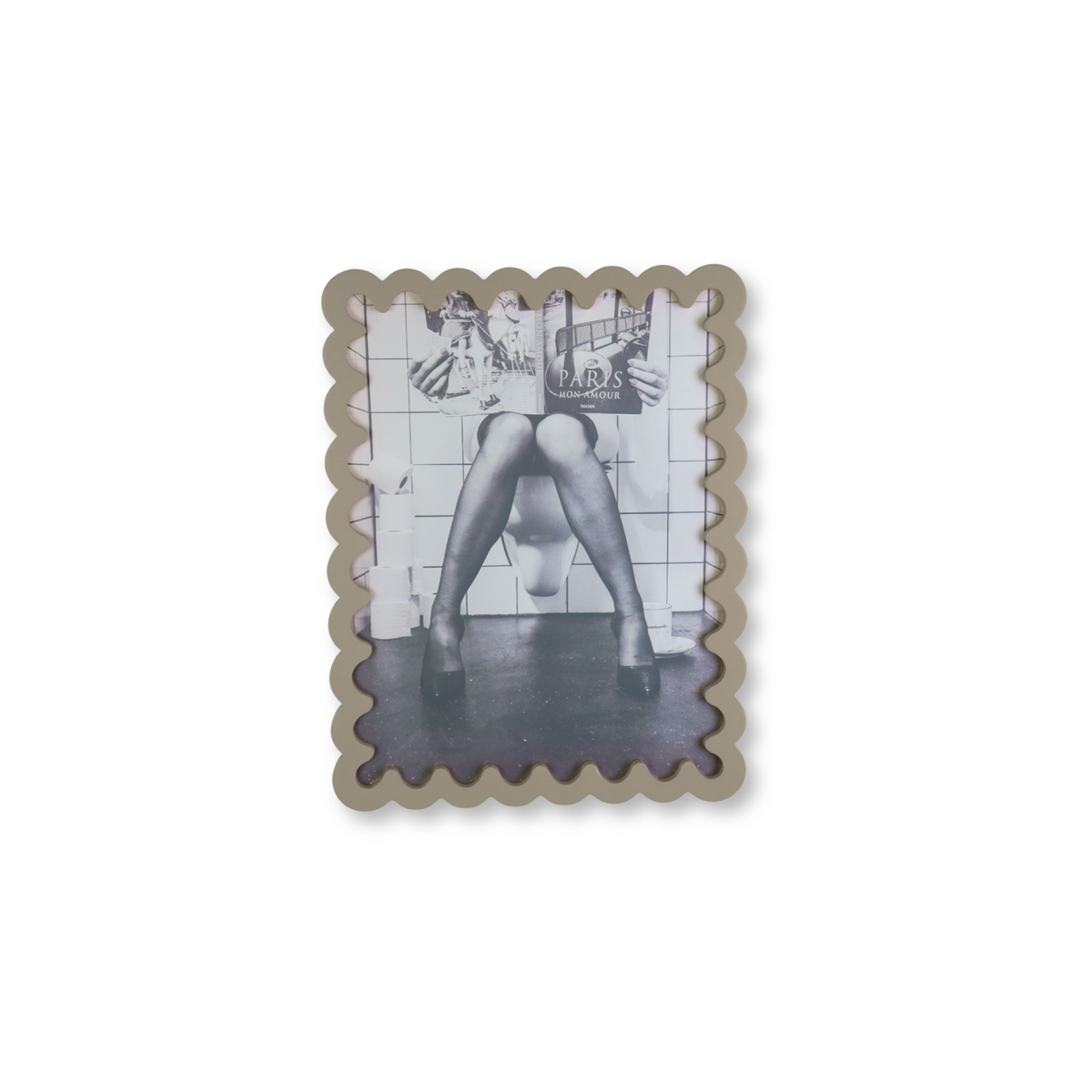 Fotolijst - Wavey -Taupe - MDF - 24x33x1,5cm